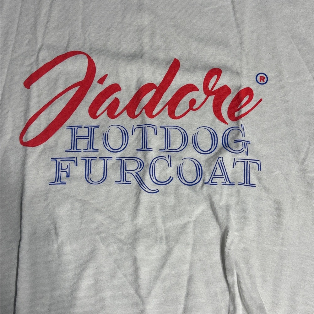 J’adore Hotdog Furcoat graphic Tshirt - Picture 2 of 6